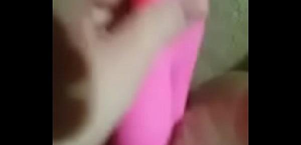  REAL Blonde pussy hair, girl masturbating with a vibrator